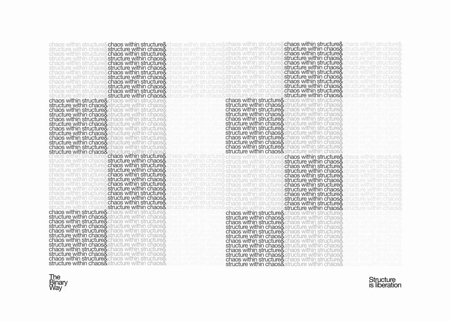 The Binary Way — system view