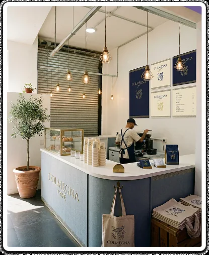 Colmegna — café interior