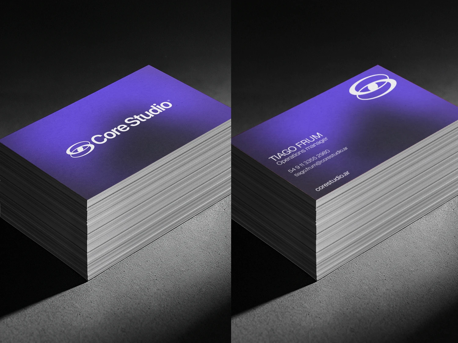 Core Studio — Business cards